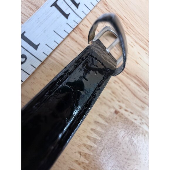 Venice Art Glass Watch With Multicolor Bezel & Black Leather Strap NOT TESTED - Picture 9 of 13